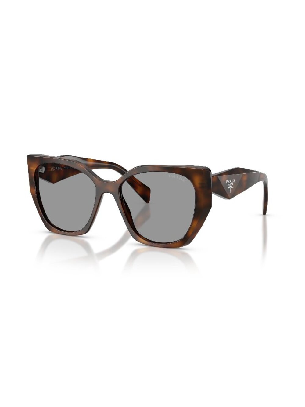 New Prada Women's Sunglasses Multicolor Grey Lens Acetate Frame PR 19ZS 20D50Q